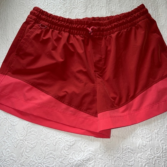 Old Navy Pants - Old Navy High Waisted Orange Shorts Womens 2X Stretch Tech Go-H2O Water Repel